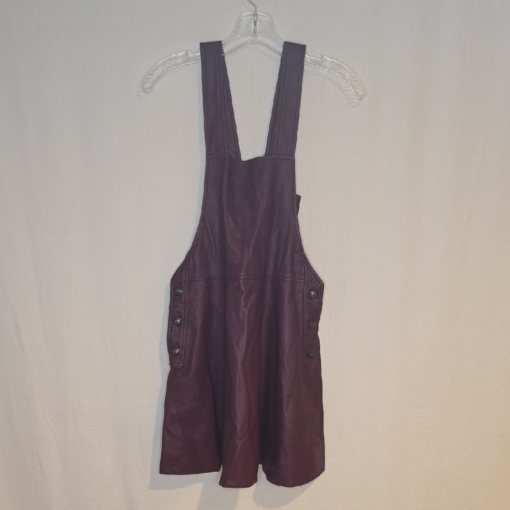 Maeve Burgundy Pinafore Dress